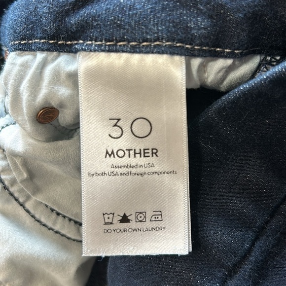 MOTHER The Looker Too Good To Be True Jean Dark Wash Designer Sz 30 - Picture 9 of 15